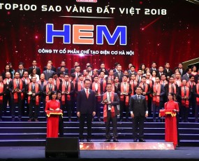 HEM nhận giải thưởng Sao Vàng đất Việt 2018